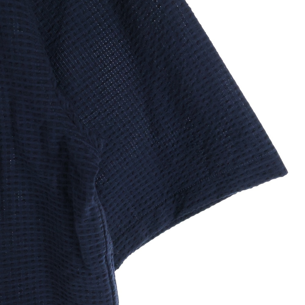 THE NORTH FACE(ザノースフェイス) ショートスリーブシアサッカーベントメッシュシャツ 半袖シャツ ネイビー NR22160