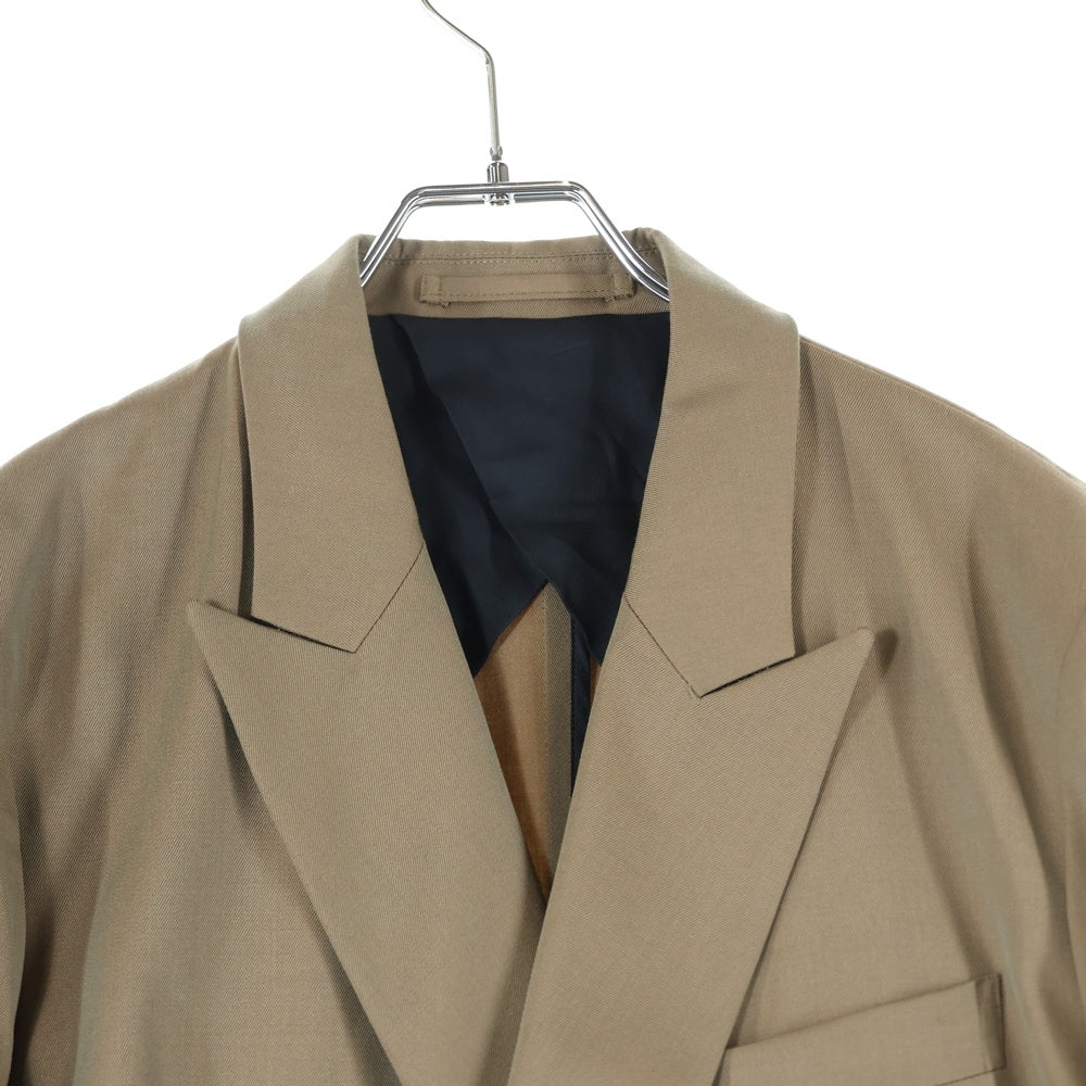 CABaN(キャバン) ウール ダブルテーラードジャケット ブラウン 59-07-24-07002
