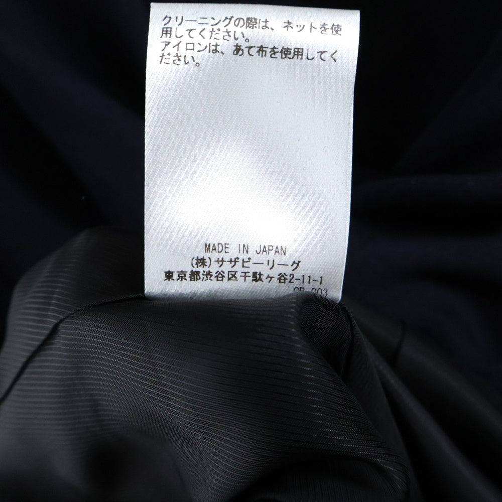 ebure(エブール) ライトドライウール ダブルテーラードジャケット ネイビー レディース 9910400220