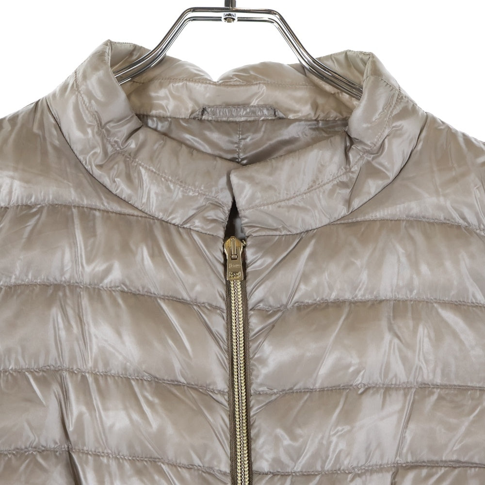 HERNO(ヘルノ) ロング ライトダウンベスト ベージュ レディース PI0262D-12017