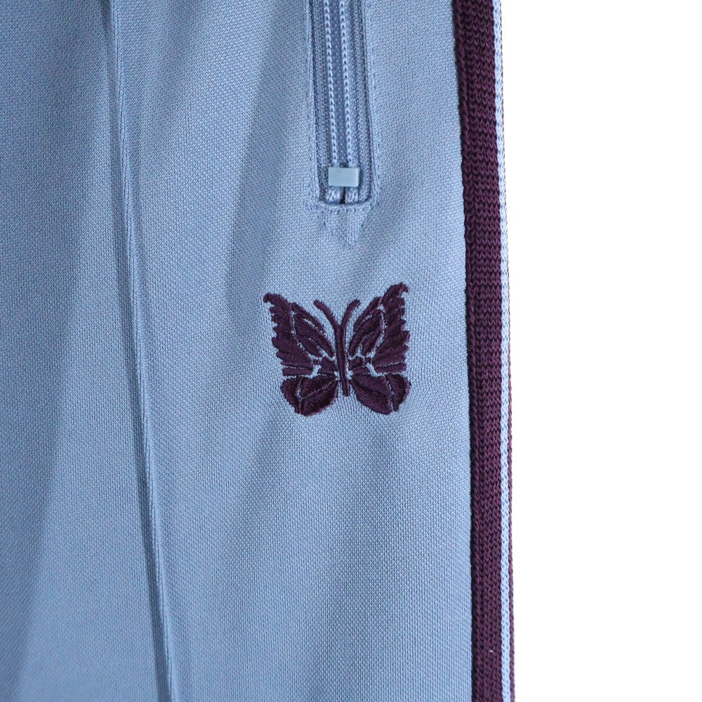 Needles(ニードルス) 23SS Narrow Track Pant IN933 バタフライ刺繍 トラックパンツ ブルー