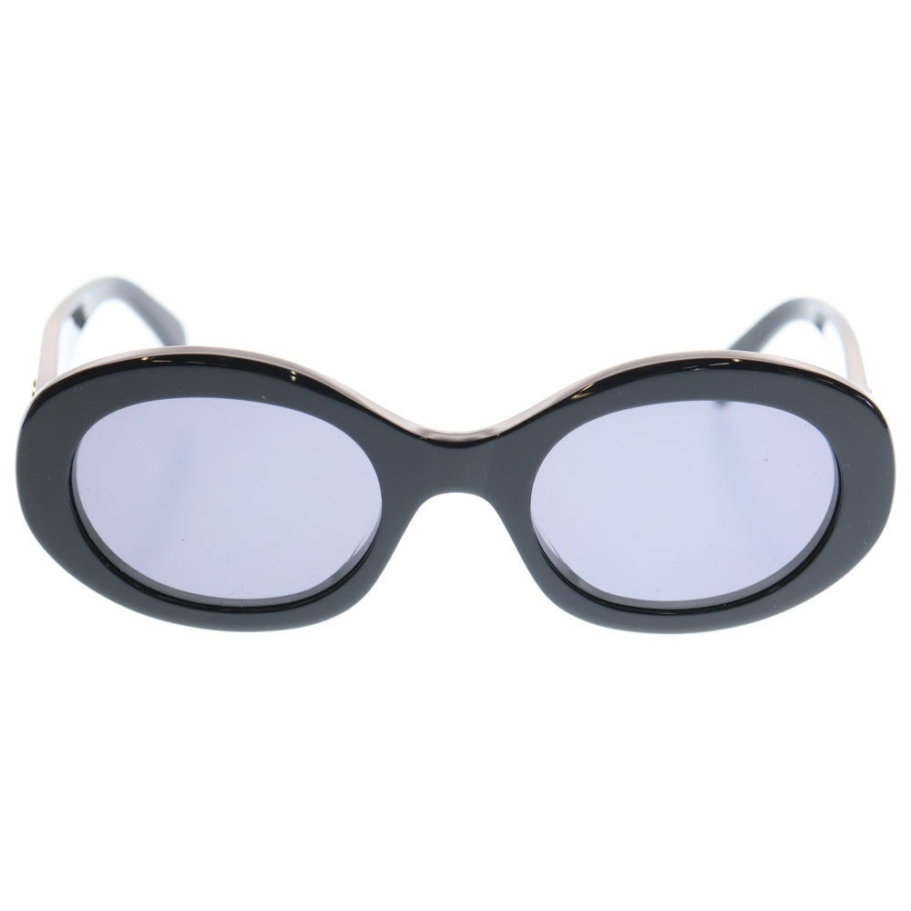 CELINE(セリーヌ) トリオンフ01 オーバル型サングラス CL40194U ブラック