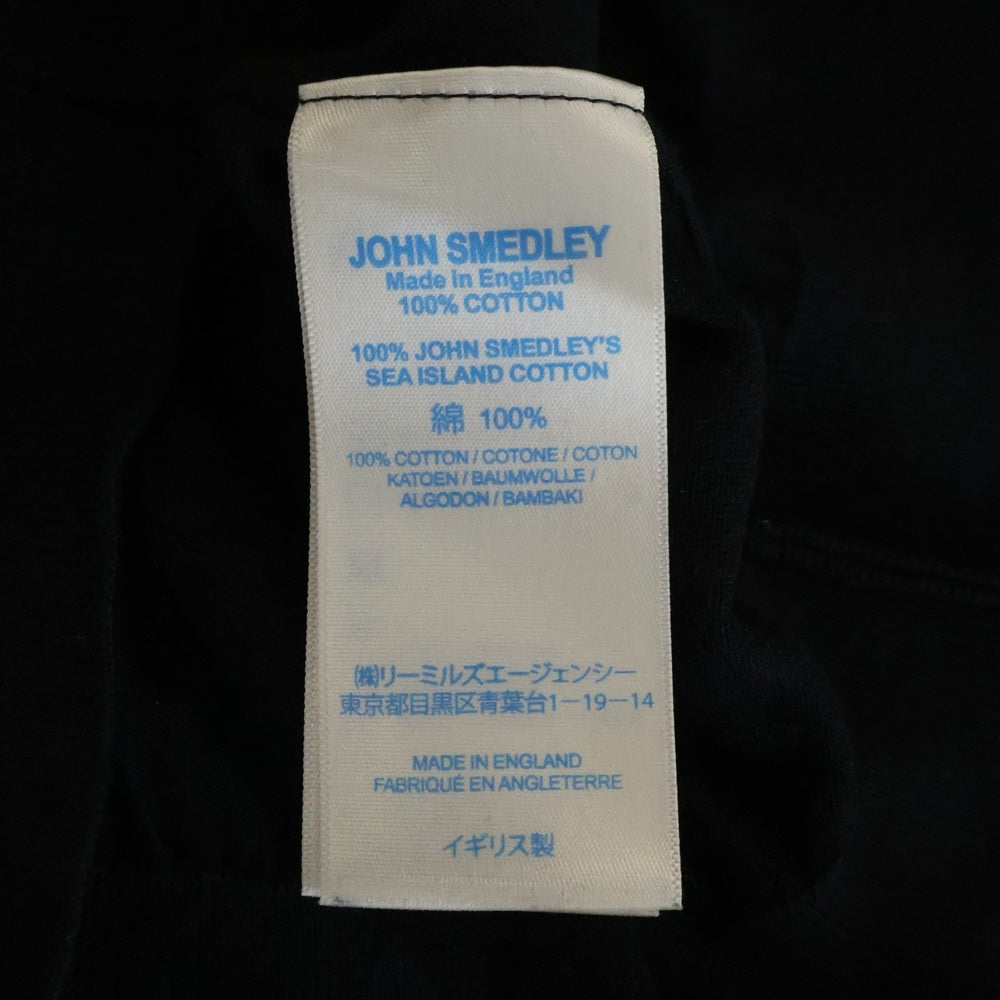 JOHN SMEDLEY(ジョンスメドレー) クルーネックニット セーター ブラック