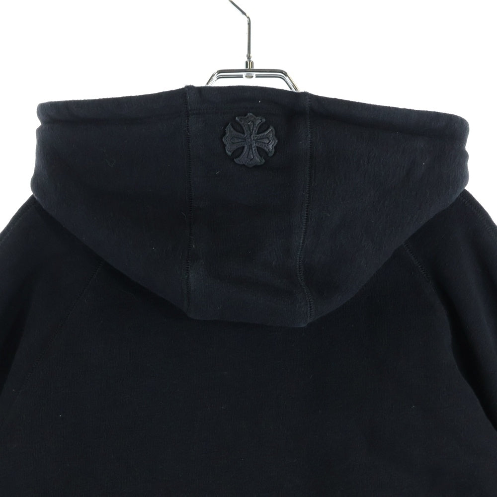 CHROME HEARTS(クロムハーツ) GRP Y NOT ロゴ刺繍CHプラスパッチプルオーバーパーカー ブラック