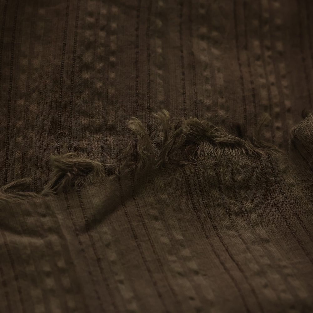 Faliero Sarti(ファリエロサルティ) 大判 ストール マフラー カーキ