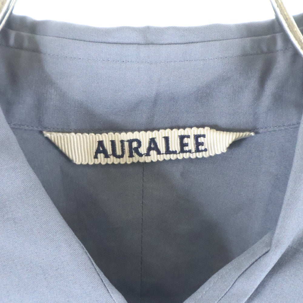AURALEE(オーラリー) WASHED FINX TWILL ONE-PIECE A22SD08TN シャツワンピース グレー レディース