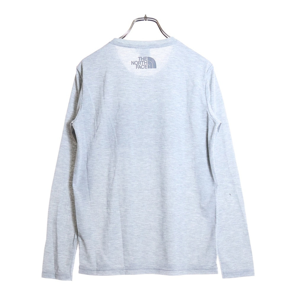 THE NORTH FACE(ザノースフェイス) ロゴプリント 長袖Tシャツ カットソー グレー レディース NTW81300