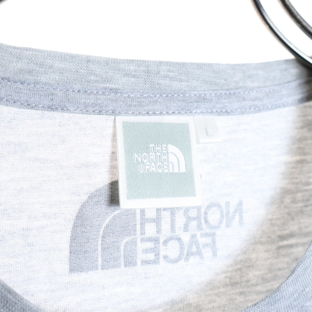 THE NORTH FACE(ザノースフェイス) ロゴプリント 長袖Tシャツ カットソー グレー レディース NTW81300