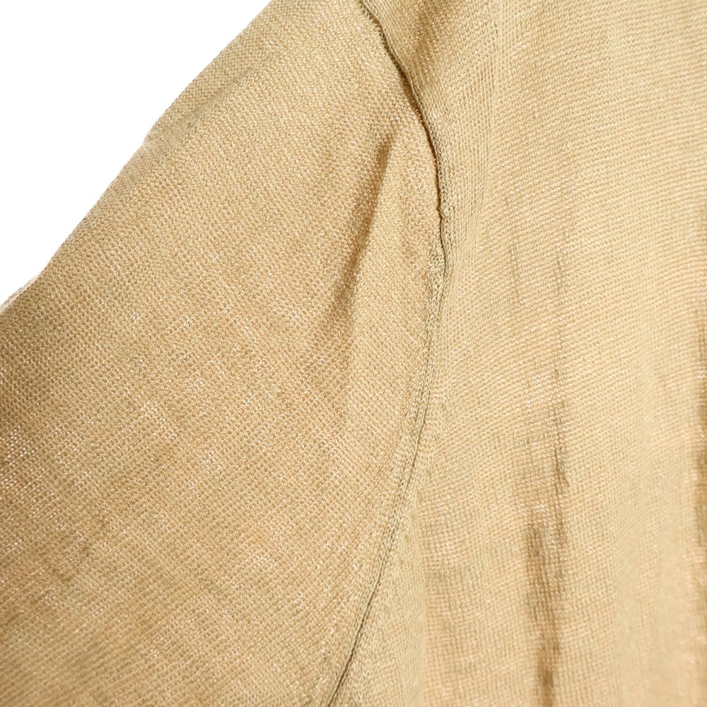 ENFOLD(エンフォルド) リネン ロング ニットカーディガン ブラウン レディース 300BS270-6270