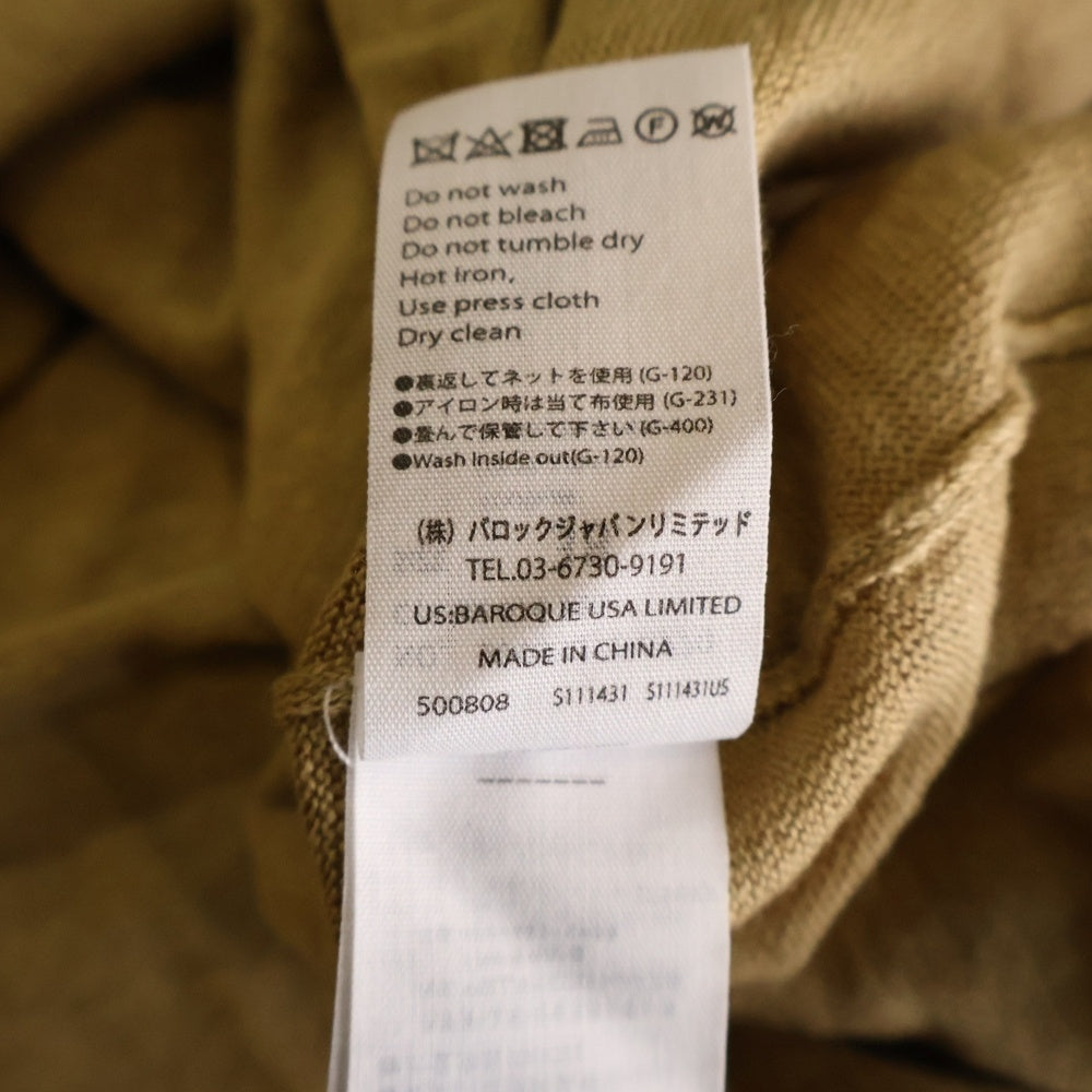 ENFOLD(エンフォルド) リネン ロング ニットカーディガン ブラウン レディース 300BS270-6270