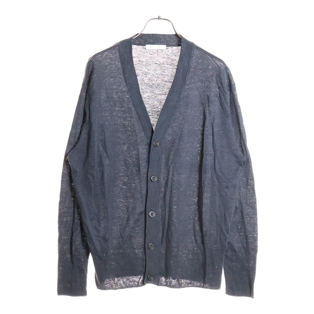 MACPHEE(マカフィ) 22SS リネン ニットカーディガン グレー レディース 12-02-12-02501