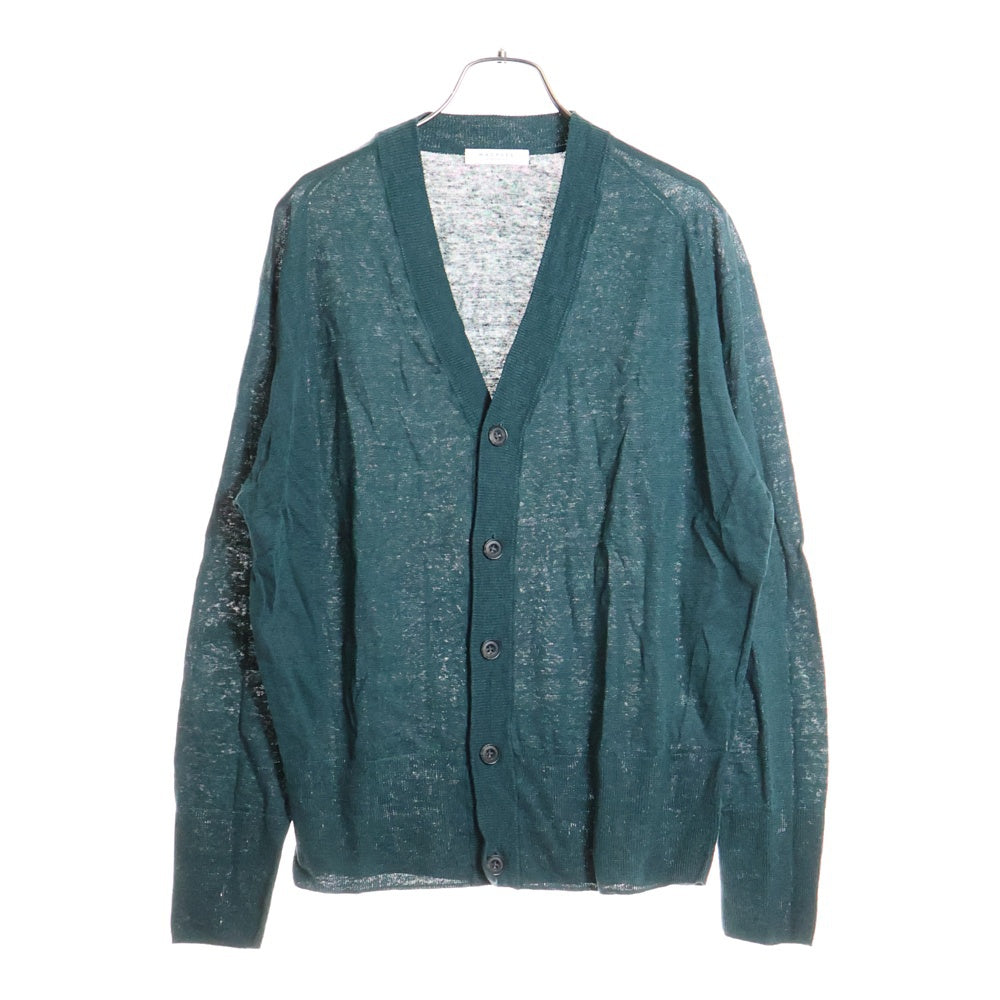 MACPHEE(マカフィ) リネン ニットカーディガン グリーン レディース 12-02-22-02403