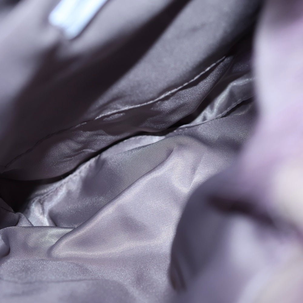 TOMORROWLAND(トゥモローランド) バイカラー ファー ハンドバッグ パープル/グレー