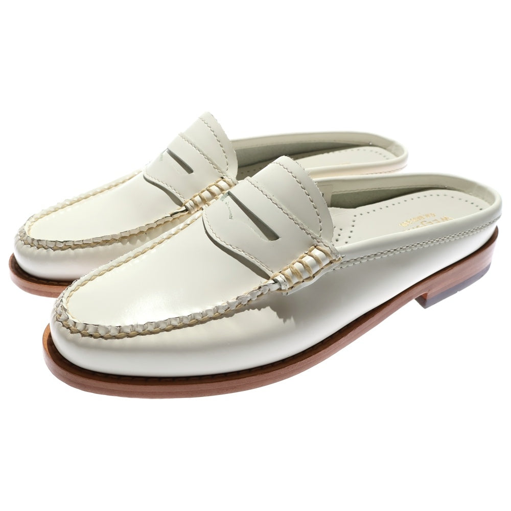 G.H.Bass WEEJUNS(ジーエイチバスウィージャンズ) ペニーローファー ミュール ホワイト レディース BA41000