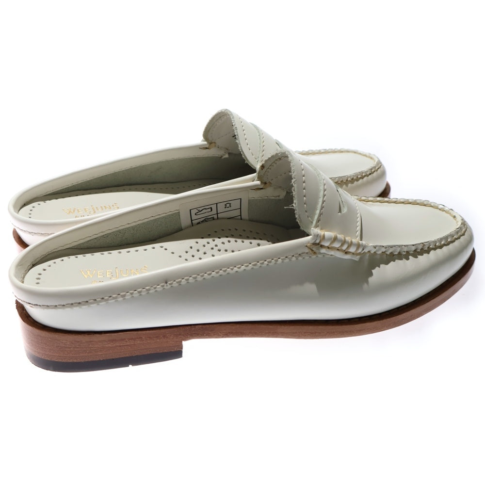 G.H.Bass WEEJUNS(ジーエイチバスウィージャンズ) ペニーローファー ミュール ホワイト レディース BA41000