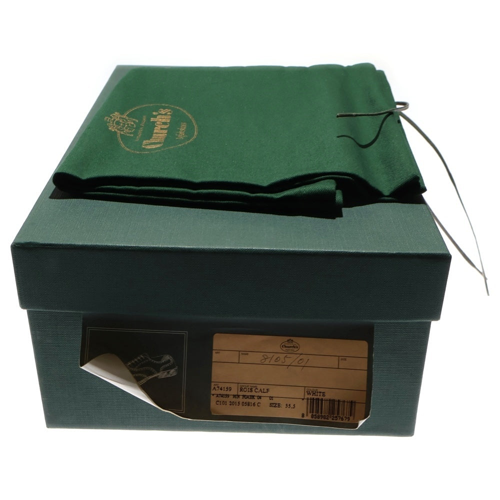 Church's(チャーチ) BURWOOD 8105101 ウィングチップ スタッズ ドレスシューズ ホワイト レディース