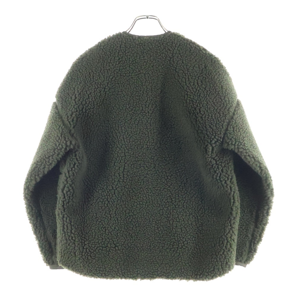 HYKE(ハイク) 18AW FAUX SHEARLING JACKET 182-17176 ボア フリースジャケット カーキ レディース