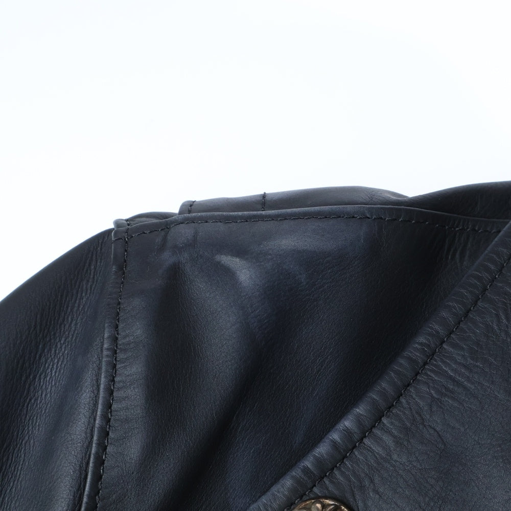 CHROME HEARTS(クロムハーツ) JJ DEAN JJディーン ダガージップライダースレザージャケット ブラック