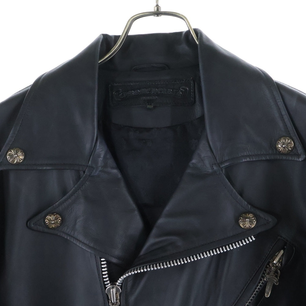 CHROME HEARTS(クロムハーツ) JJ DEAN JJディーン ダガージップライダースレザージャケット ブラック