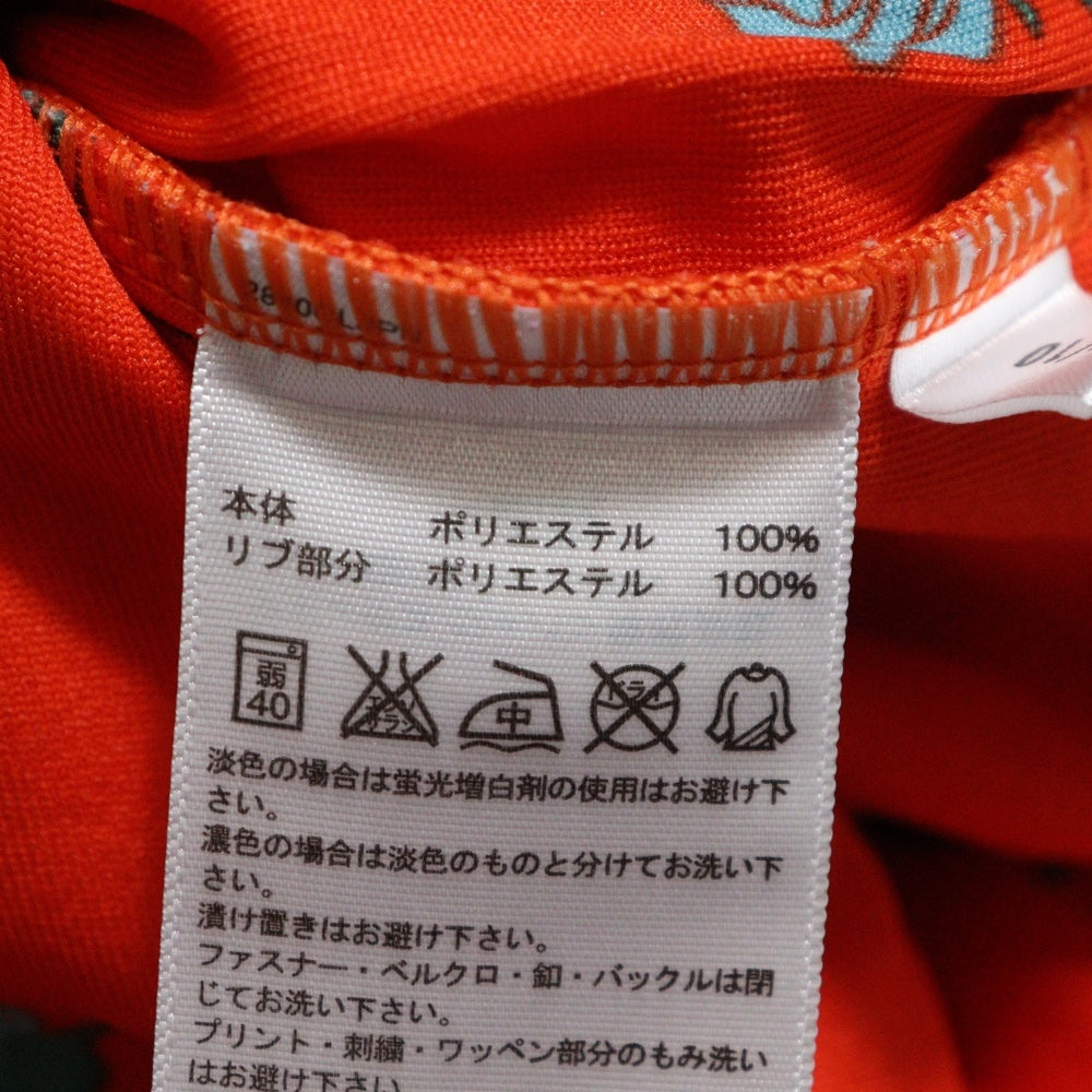 adidas(アディダス) 裏地花柄 トラックジャケット オレンジ 013407