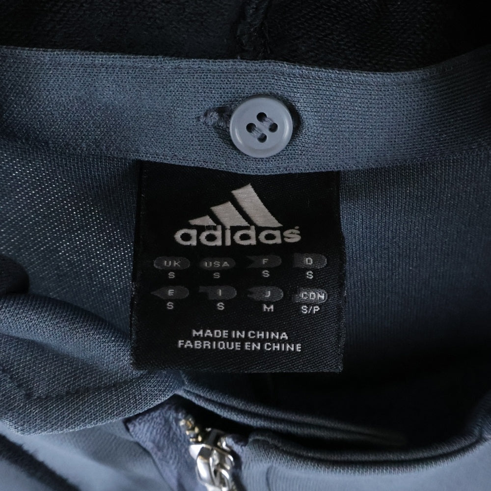 adidas(アディダス) フード付き ジップアップジャケット グレー 366987