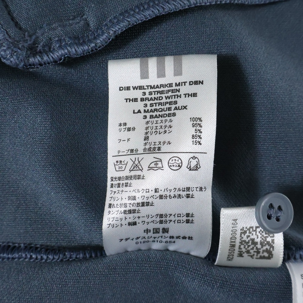 adidas(アディダス) フード付き ジップアップジャケット グレー 366987