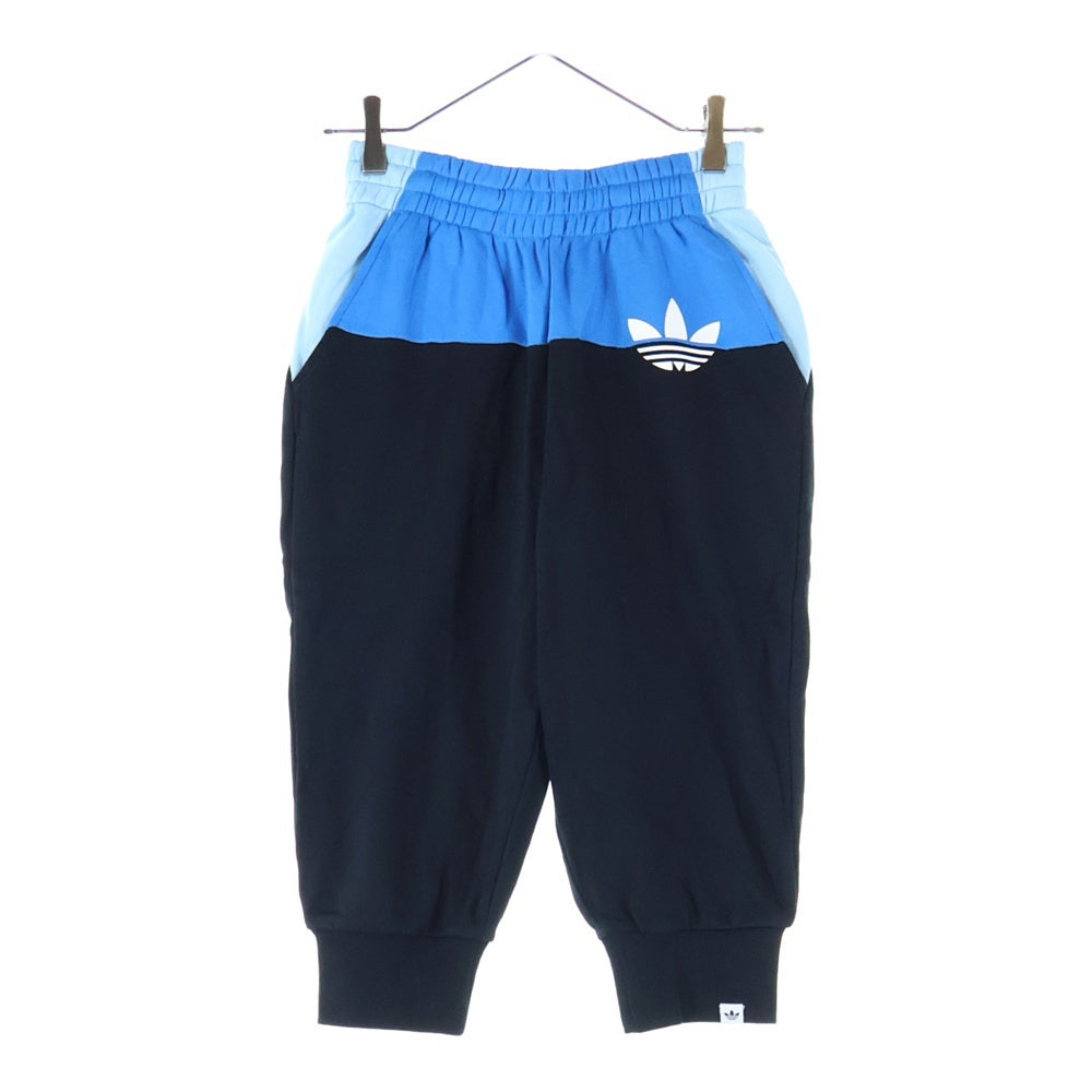 adidas(アディダス) スウェット クウォーターパンツ ブルー/ブラック S27492