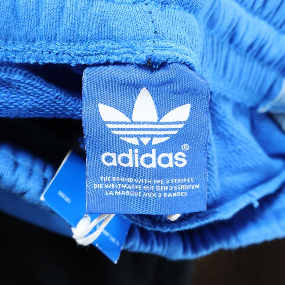 adidas(アディダス) スウェット クウォーターパンツ ブルー/ブラック S27492