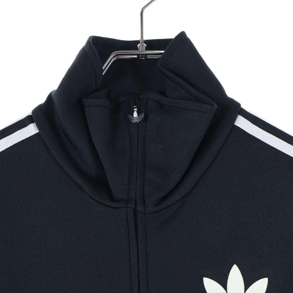 adidas(アディダス) ジップアップ トラックジャケット ショーツ オールインワン ブラック 013403 レディース