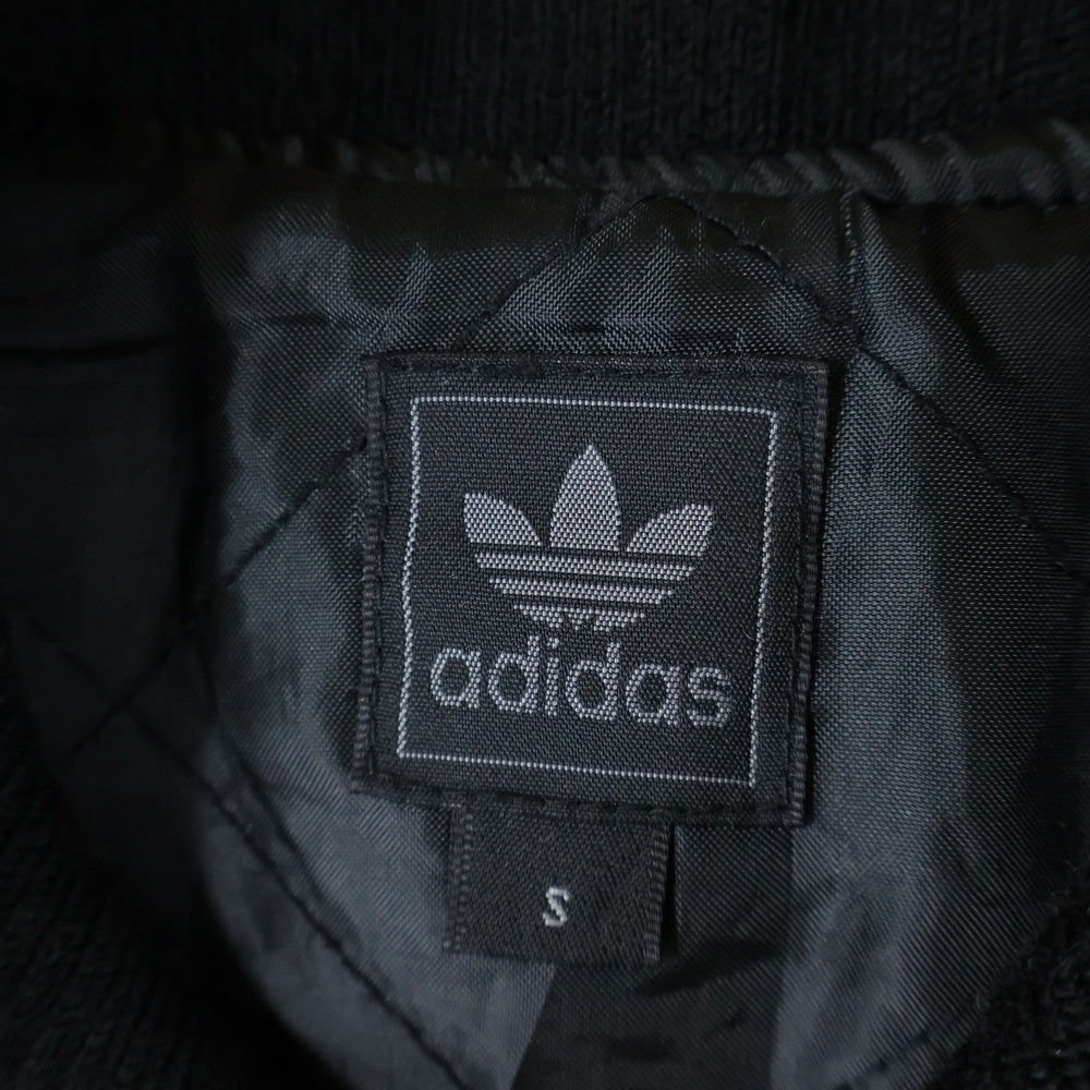 adidas(アディダス) ST STADIUM JACKET ウール ワッペン スタジアムジャケット スタジャン ブラック 018825