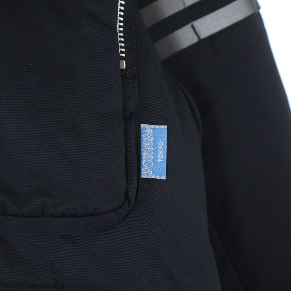 adidas(アディダス) ×PORTER ポーター マルチポケット ナイロン ジップアップジャケット ブラック O17871