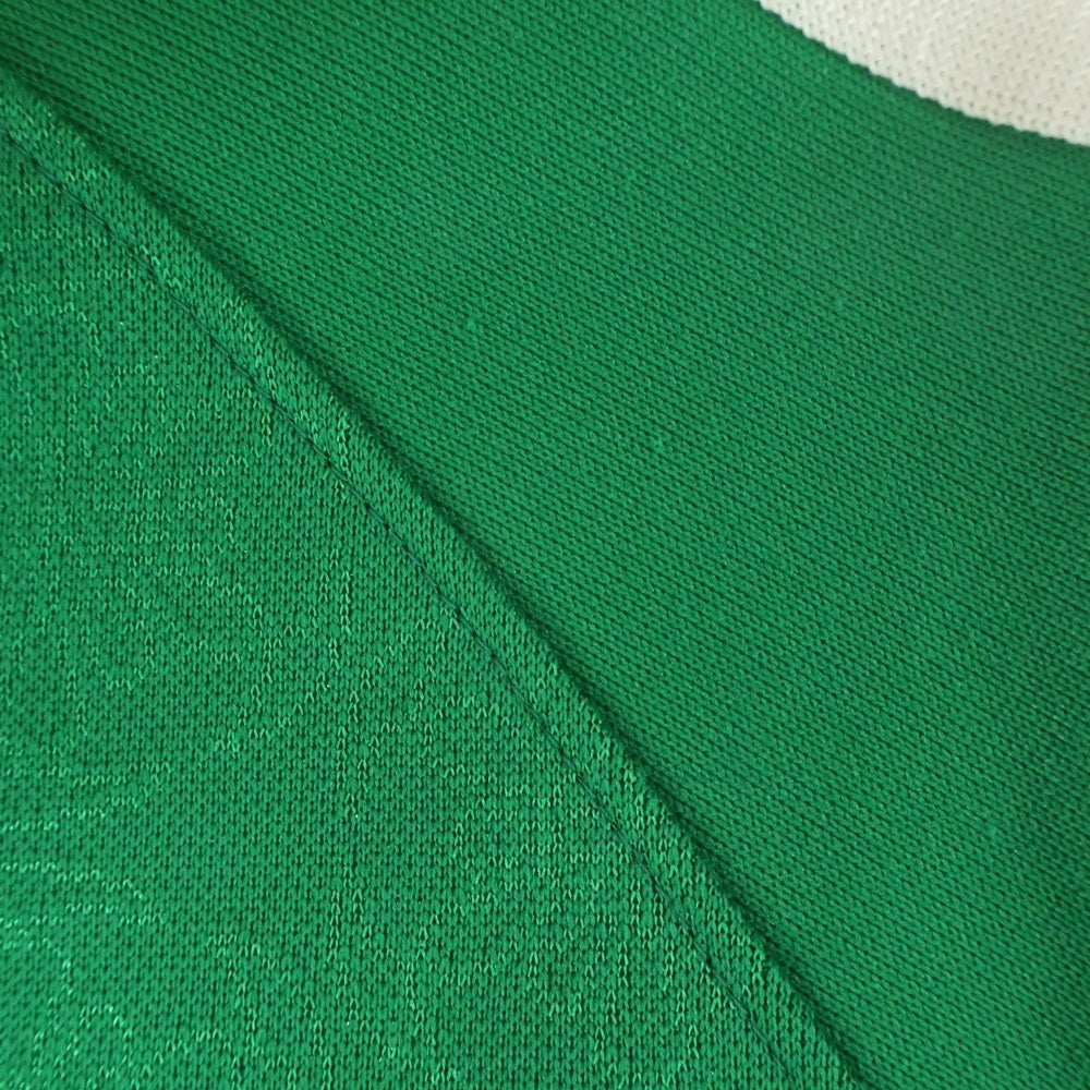 Onitsuka Tiger(オニツカタイガー) 総柄 ジップアップ トラックジャケット グリーン/イエロー OKJ080