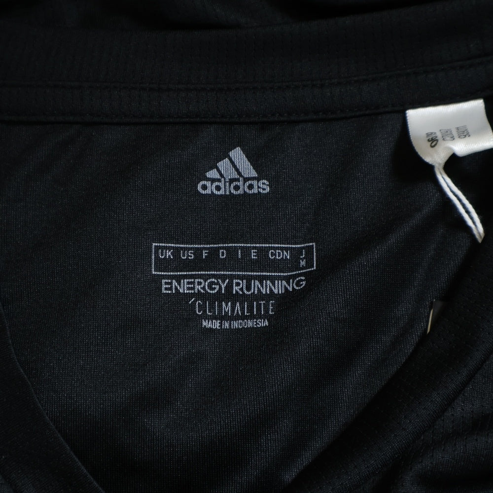 adidas(アディダス) クルーネック 長袖Tシャツ カットソー ブラック CZ8097