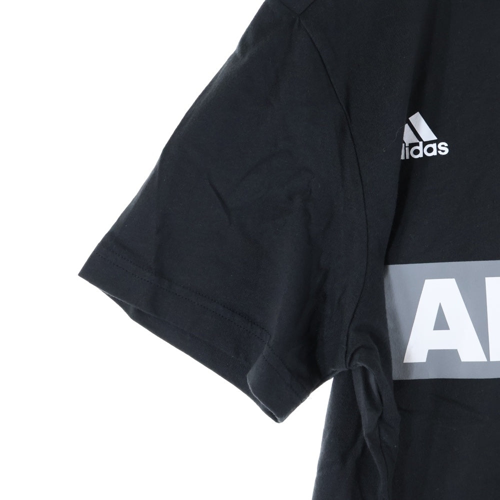 adidas(アディダス) クルーネック 半袖Tシャツ カットソー ブラック DV3068
