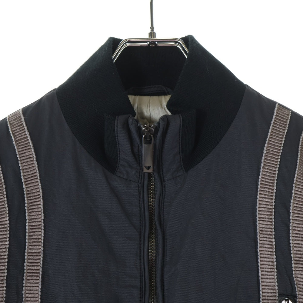 EMPORIO ARMANI(エンポリオアルマーニ) ナイロン混 ジップアップジャケット グレー