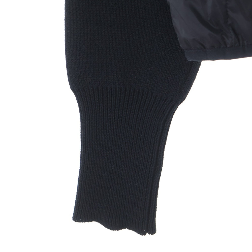 TAION(タイオン) ×NUMBER (N)INE ナンバーナイン ジップアップ ライトダウンジャケット ブラック