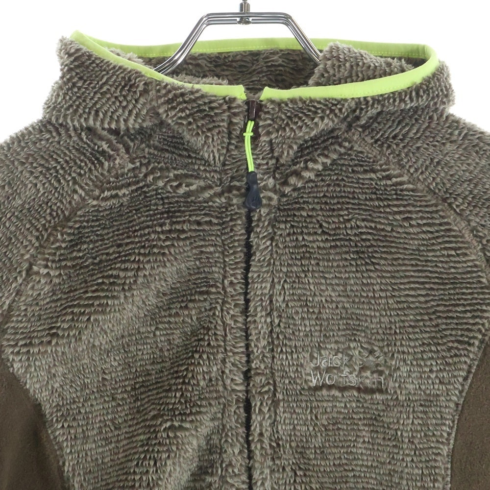 Jack Wolfskin(ジャック ウルフスキン) フーデッド フリースジャケット パーカー ブラウン