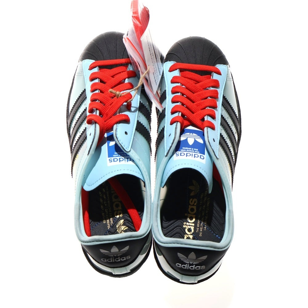 adidas(アディダス) ×Blondey McCoy BLONDEY SUPER STAR H03341 ブロンディ マッコイ スーパースター ローカットスニーカー ブルー/ブラック US8.5/26.5cm