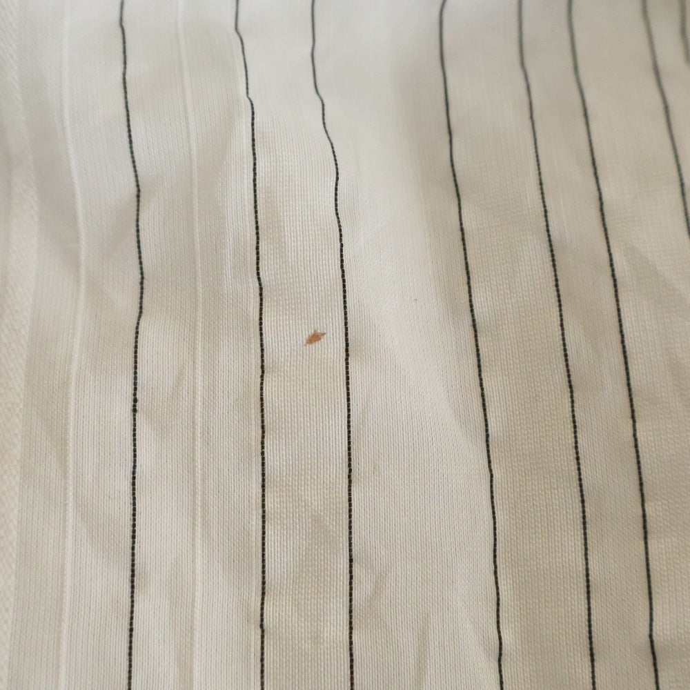 CLANE(クラネ) スモッキング ストライプ ワンピース 16122ー4012 レディース ホワイト