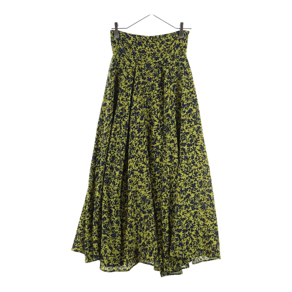 CLANE(クラネ) 18AW ドットフラワー サーキュラー スカート 15109-6051 レディース イエロー/ネイビー