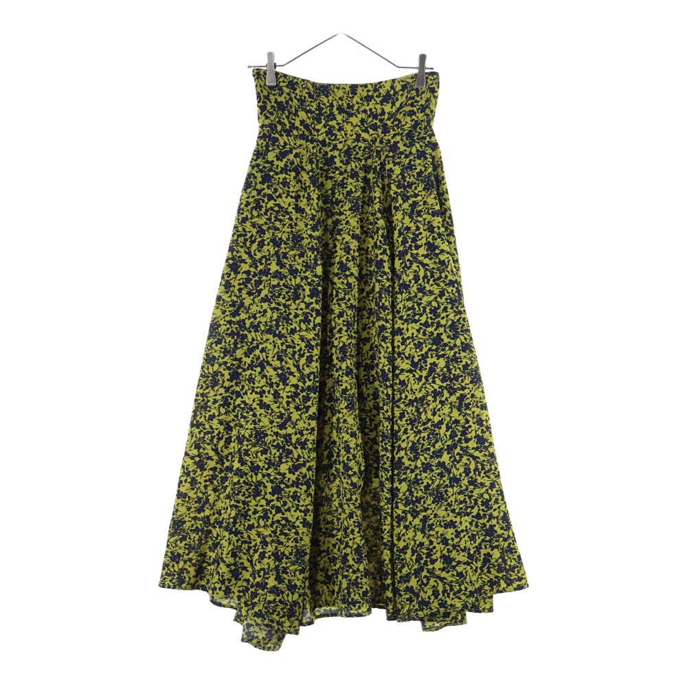 CLANE(クラネ) 18AW ドットフラワー サーキュラー スカート 15109-6051 レディース イエロー/ネイビー