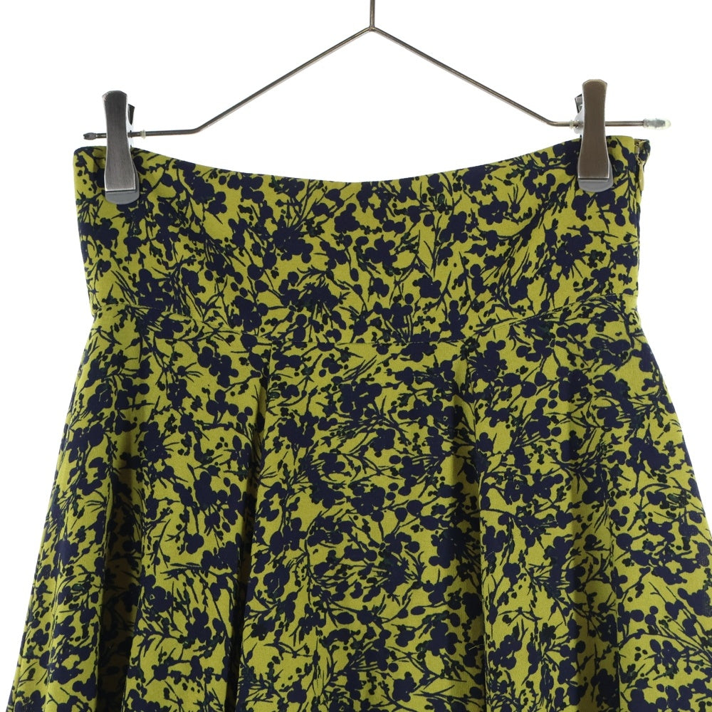 CLANE(クラネ) 18AW ドットフラワー サーキュラー スカート 15109-6051 レディース イエロー/ネイビー