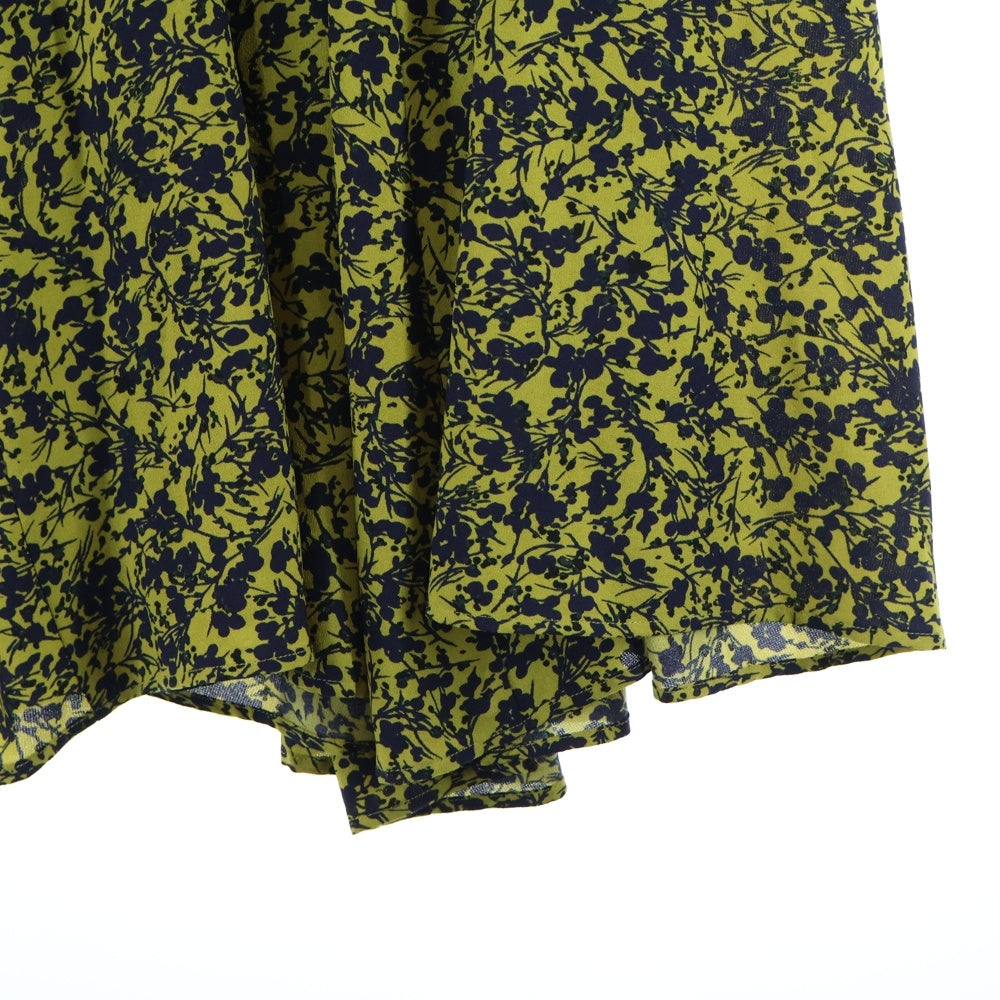 CLANE(クラネ) 18AW ドットフラワー サーキュラー スカート 15109-6051 レディース イエロー/ネイビー