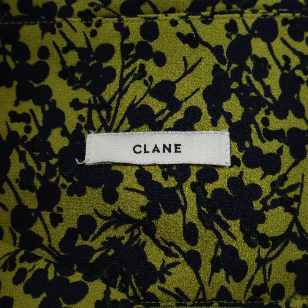 CLANE(クラネ) 18AW ドットフラワー サーキュラー スカート 15109-6051 レディース イエロー/ネイビー