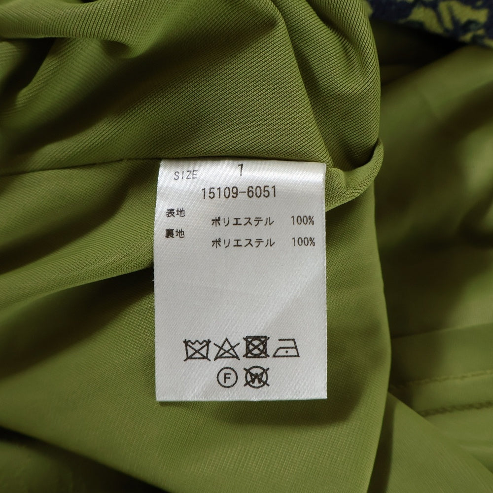 CLANE(クラネ) 18AW ドットフラワー サーキュラー スカート 15109-6051 レディース イエロー/ネイビー