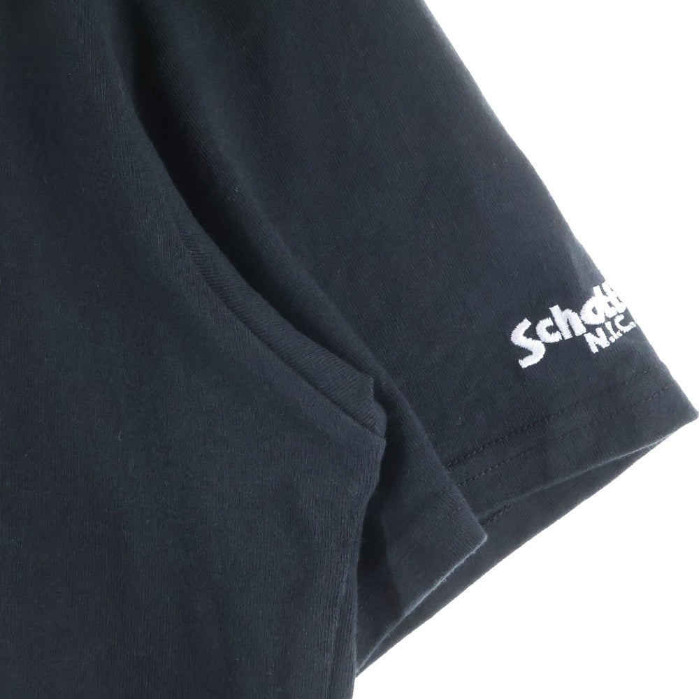 SCHOTT(ショット) The Godfather 782-4234004 プリント 半袖Tシャツ カットソー ブラック