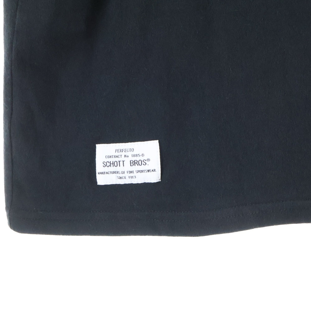 SCHOTT(ショット) The Godfather 782-4234004 プリント 半袖Tシャツ カットソー ブラック