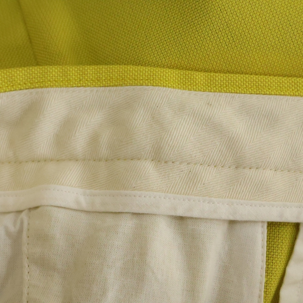 GUCCI(グッチ) 20SS ウール混 スラックスパンツ イエロー 614905 ZAA33