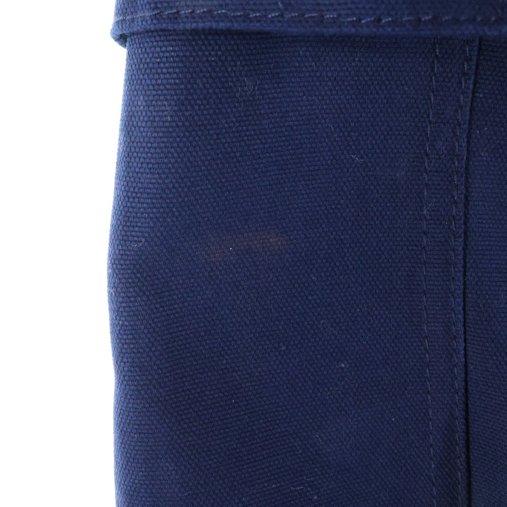 GUCCI(グッチ) 23SS GG CANVAS ROLLUP TWILL PT 753122 XDCJM GG柄 ジャガード キャンバスパンツ ネイビー/ベージュ