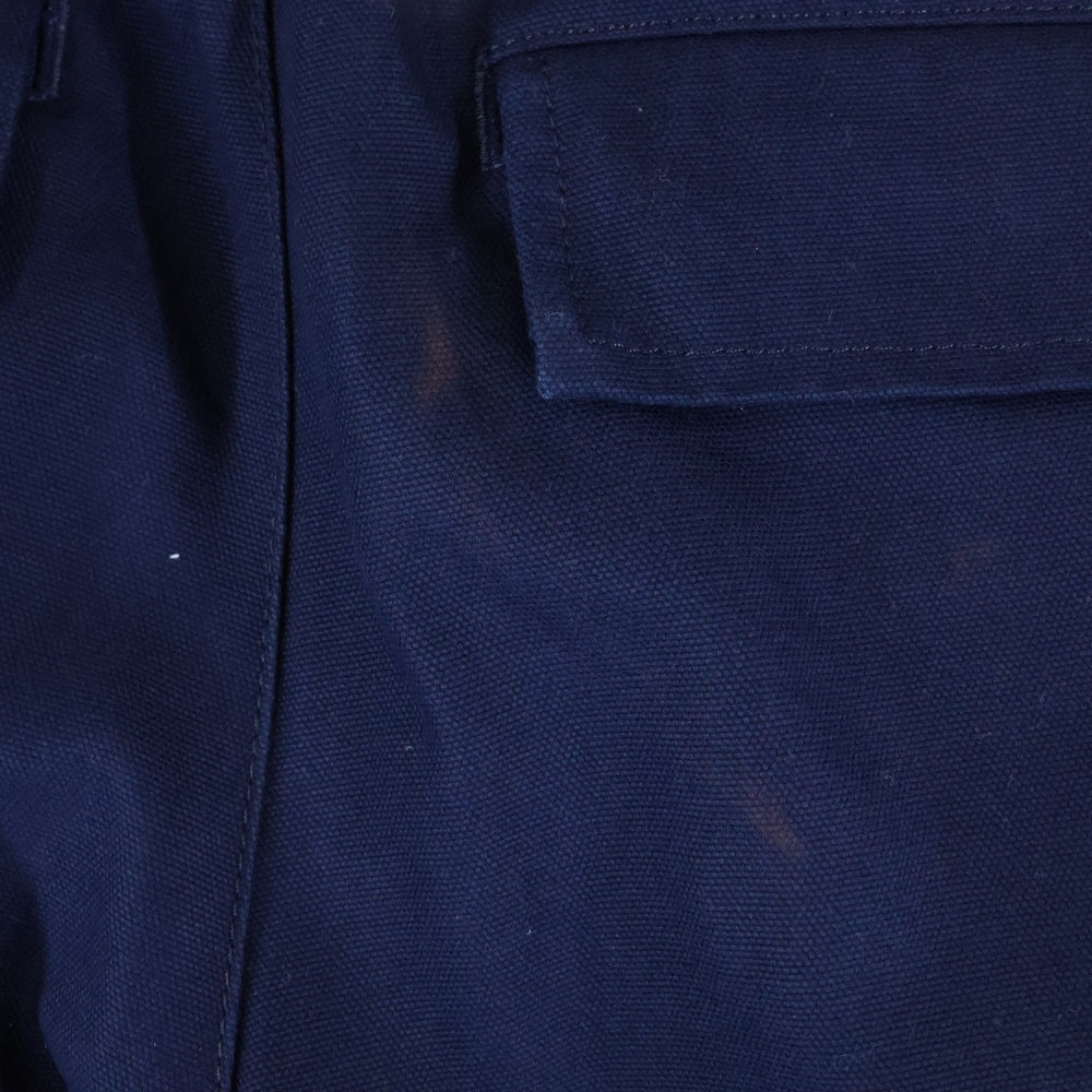 GUCCI(グッチ) 23SS GG CANVAS ROLLUP TWILL PT 753122 XDCJM GG柄 ジャガード キャンバスパンツ ネイビー/ベージュ